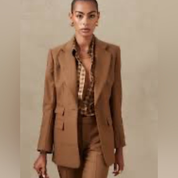 Banana Republic Matching Blazer and Pants Set 2P 🤎🤎 - Picture 2 of 11